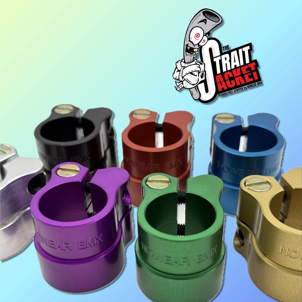 Strait Jacket Double Seat Post Clamp Nowear BMX